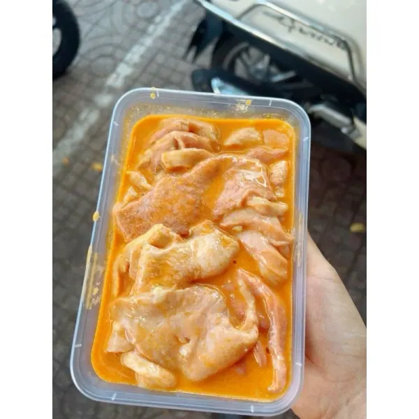 Ảnh Vú heo ướp nướng chao - Tiệm Thịt Heo Bé Sáu